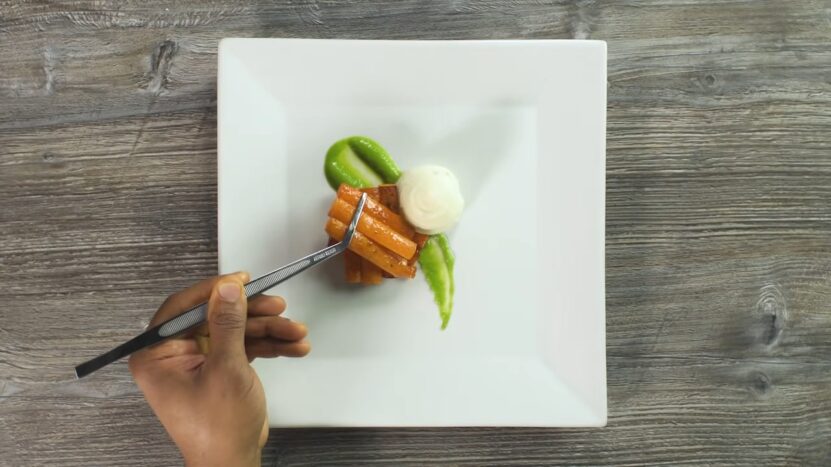 Swipe Food Plating Technique