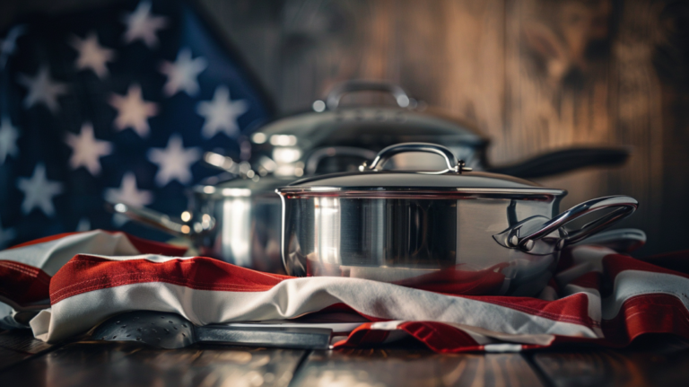 Cookware and American Flag