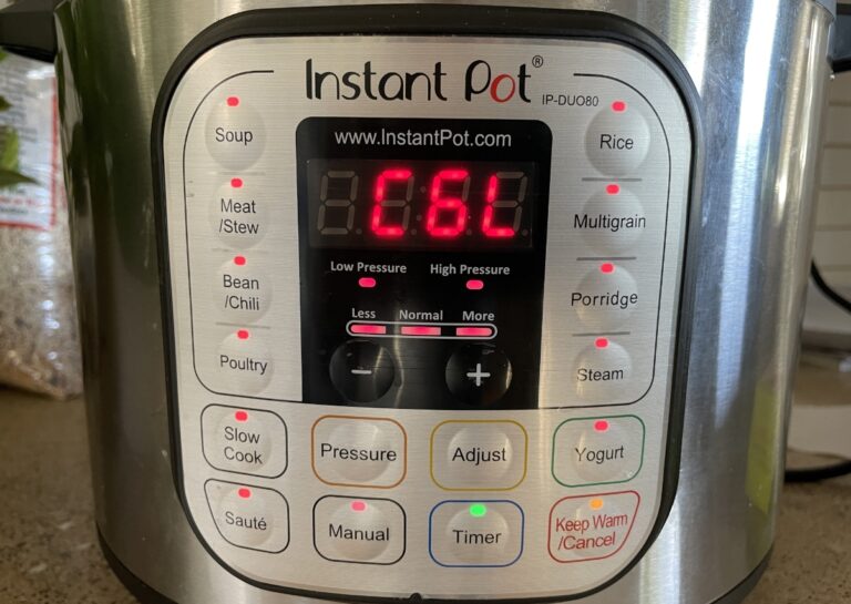 How to Fix the Dreaded C6L Error on Your Instant Pot