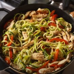 Zucchini noodles gluten-free